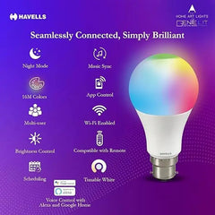 Glamax LED 9 W TW+Colors B22 Smart Lamp