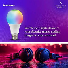 Glamax LED 9 W TW+Colors B22 Smart Lamp